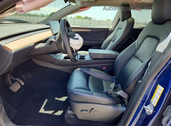 7SAYGDEE0PA192655 2023 TESLA MODEL Blue წინა სალონის ხედი