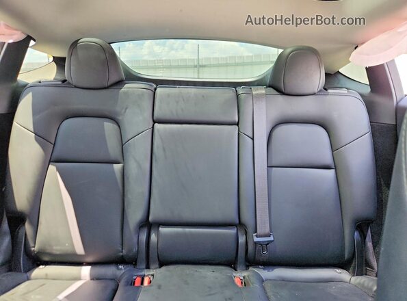 7SAYGDEE0PA192655 2023 TESLA MODEL Blue უკანა სავარძლების ხედი