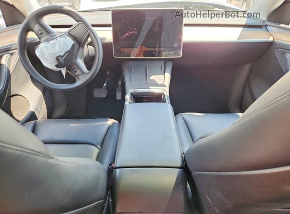 7SAYGDEE0PA192655 2023 TESLA MODEL Blue წინა პანელის ხედი