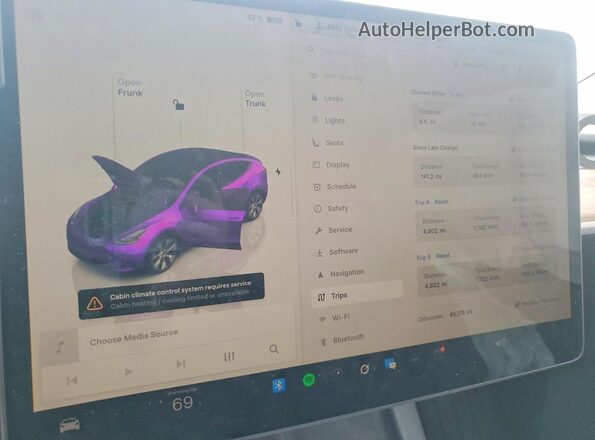 7SAYGDEE0PF604849 2023 TESLA MODEL Белый 