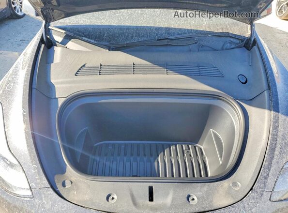 7SAYGDEE0RF195836 2024 TESLA MODEL Gray Rear interior view
