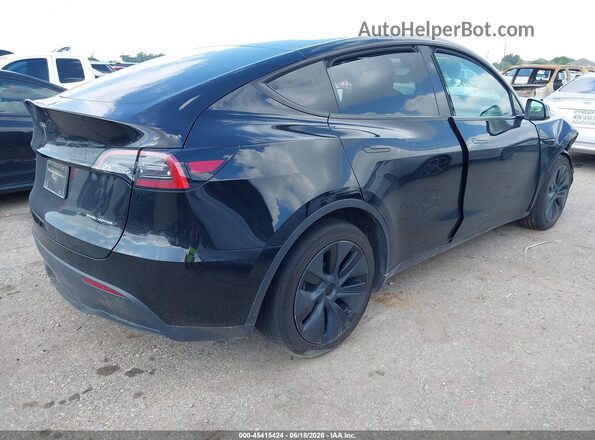 7SAYGDEE0SA365907 2025 TESLA MODEL Y Черный Задняя правая четверть