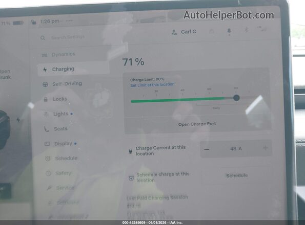 7SAYGDEE0TA585095 2026 TESLA MODEL Y Gray 