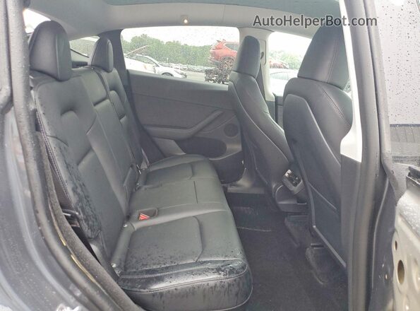 7SAYGDEE1NA015450 2022 TESLA MODEL Угольный Вид задней части салона