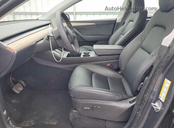 7SAYGDEE1NA015450 2022 TESLA MODEL Угольный Вид салона спереди