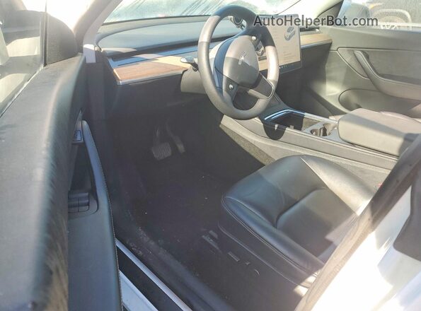 7SAYGDEE1NF439763 2022 TESLA MODEL White Առջևի վահանակի տեսք