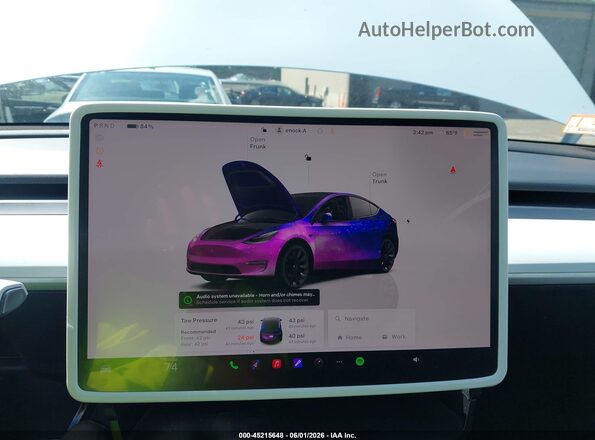 7SAYGDEE1PA033496 2023 TESLA MODEL Y White 