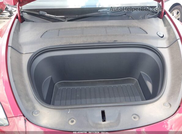 7SAYGDEE1PA124008 2023 TESLA MODEL Y Red უკანა ხედი