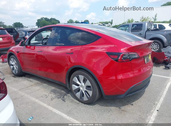 7SAYGDEE1PA124008 2023 TESLA MODEL Y Red სალონის 360-გრადუსიანი ხედი