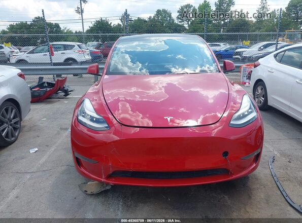 7SAYGDEE1PA124008 2023 TESLA MODEL Y Red ხელსაწყოთა პანელის ხედი