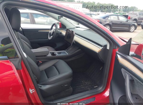 7SAYGDEE1PA124008 2023 TESLA MODEL Y Red წინა სალონის ხედი