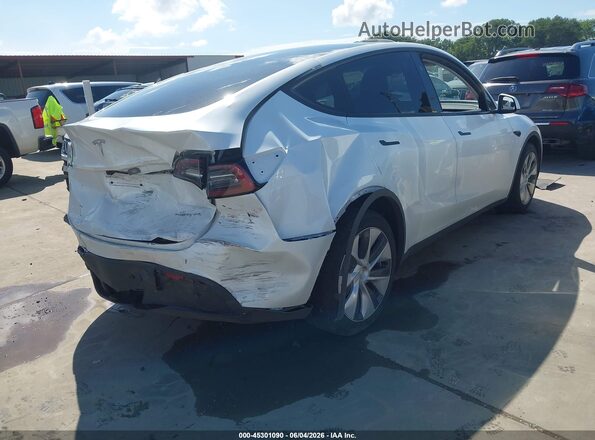 7SAYGDEE1PA131363 2023 TESLA MODEL Y Белый Задняя правая четверть