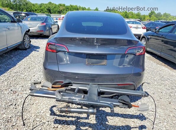 7SAYGDEE1PA136725 2023 TESLA MODEL Charcoal Rear view