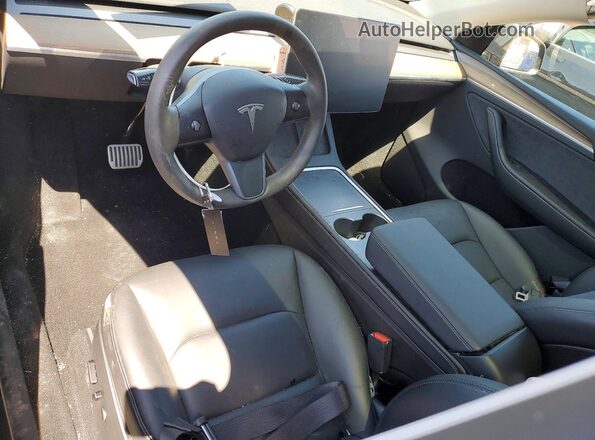7SAYGDEE1PA136725 2023 TESLA MODEL Charcoal Dashboard view