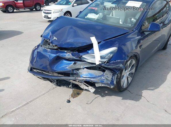 7SAYGDEE1PF616184 2023 TESLA MODEL Y Blue Front view
