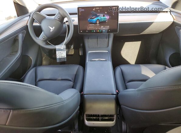 7SAYGDEE1PF792748 2023 TESLA MODEL White Вид панелі приладів