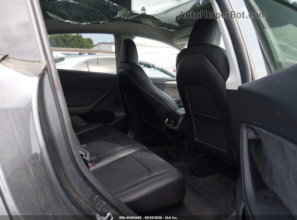 7SAYGDEE1PF881154 2023 TESLA MODEL Y Gray Вид наклейки з VIN-кодом