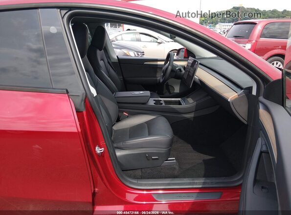 7SAYGDEE1RA222507 2024 TESLA MODEL Y Red Задня права чверть
