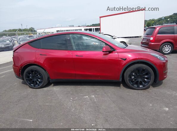 7SAYGDEE1RA222507 2024 TESLA MODEL Y Red Вид щитка приладів