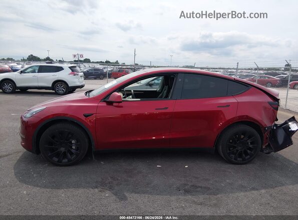 7SAYGDEE1RA222507 2024 TESLA MODEL Y Red Вид задньої частини салону