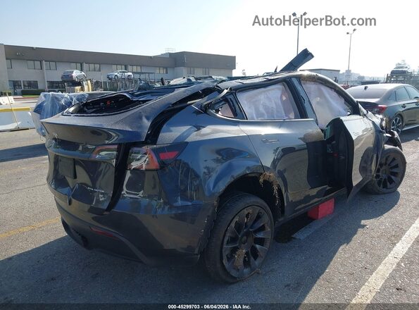 7SAYGDEE1RA233359 2024 TESLA MODEL Y Серый Задняя правая четверть