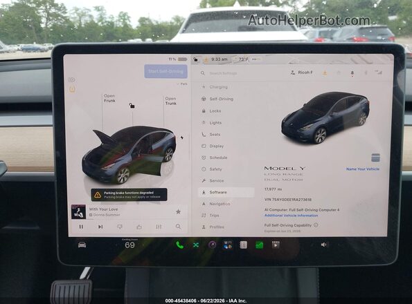 7SAYGDEE1RA273618 2024 TESLA MODEL Y Black 