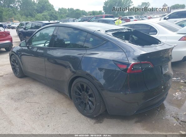 7SAYGDEE1RF204642 2024 TESLA MODEL Y Gray Trasero izquierdo