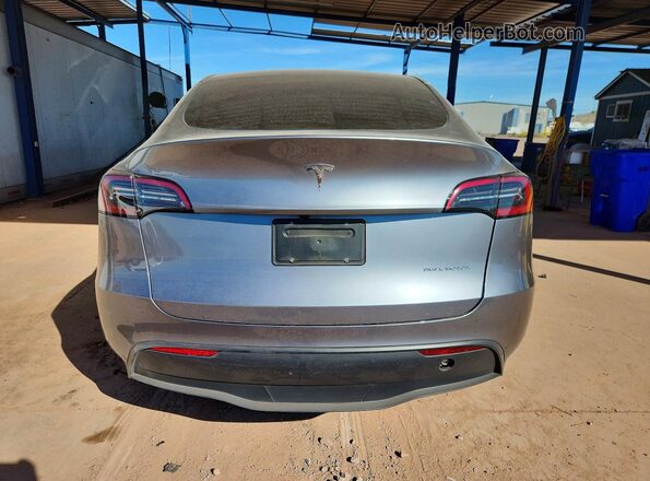 7SAYGDEE1SF295126 2025 TESLA MODEL Gray Հետևի տեսք