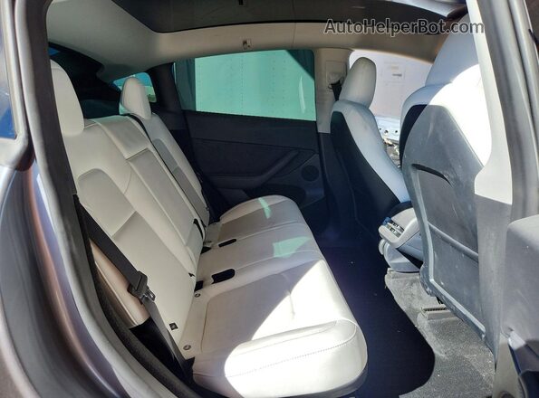 7SAYGDEE1SF295126 2025 TESLA MODEL Gray Սալոնի հետևի տեսք