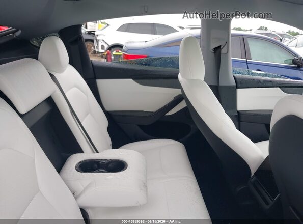 7SAYGDEE1TA466407 2026 TESLA MODEL Y Gray Widok naklejki z numerem VIN