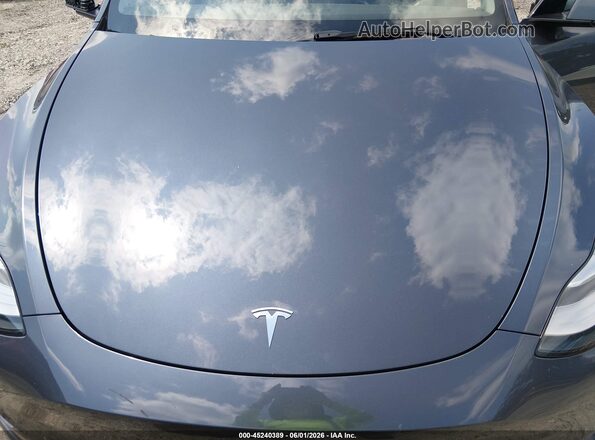 7SAYGDEE2NA006563 2022 TESLA MODEL Y Gray Widok z tyłu