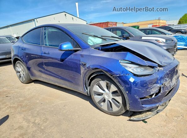 7SAYGDEE2NF504376 2022 TESLA OTHER Синий Передняя правая четверть