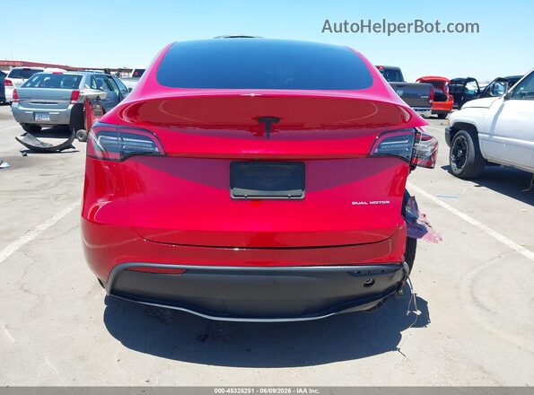 7SAYGDEE2NF546563 2022 TESLA MODEL Y Red 