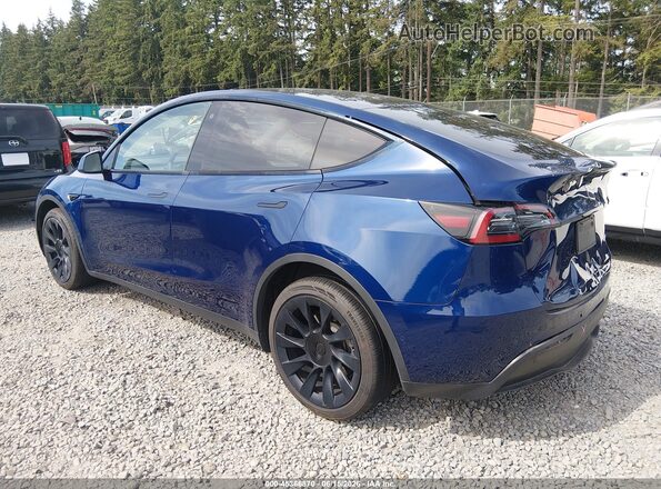 7SAYGDEE2NF558941 2022 TESLA MODEL Y Blue Հետևի ձախ