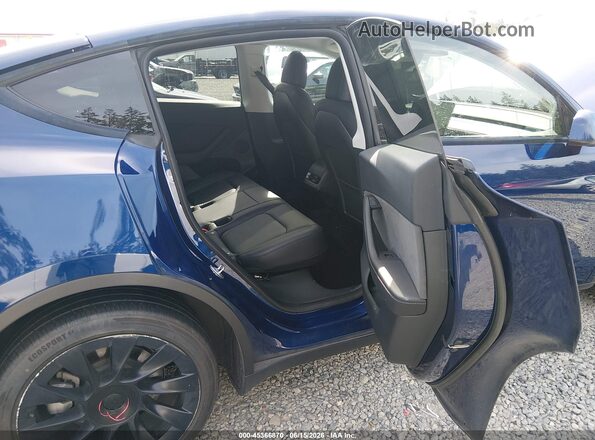 7SAYGDEE2NF558941 2022 TESLA MODEL Y Blue VIN կոդի պիտակի տեսք