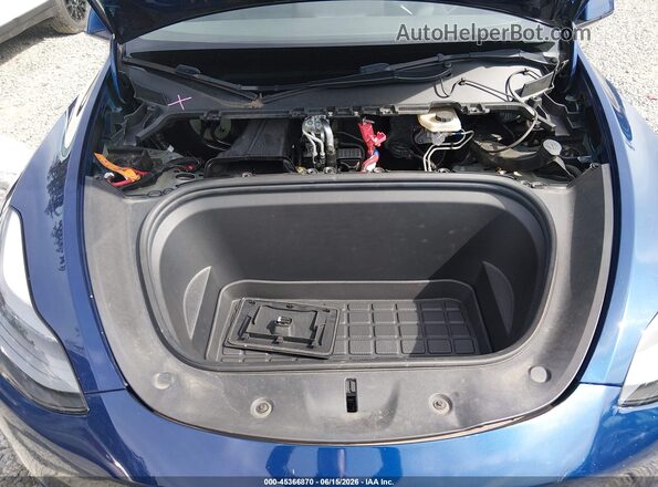 7SAYGDEE2NF558941 2022 TESLA MODEL Y Blue Հետևի տեսք