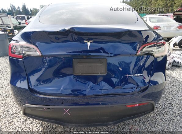 7SAYGDEE2NF558941 2022 TESLA MODEL Y Blue Դիմացի տեսք
