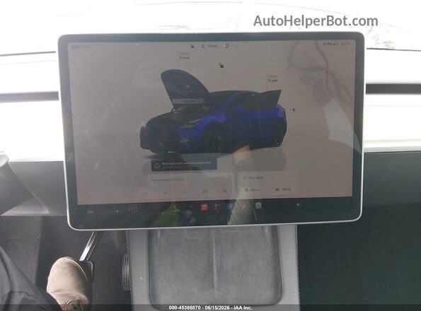 7SAYGDEE2NF558941 2022 TESLA MODEL Y Blue 