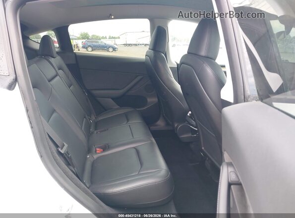 7SAYGDEE2PA073165 2023 TESLA MODEL Y Белый Вид наклейки с VIN-кодом