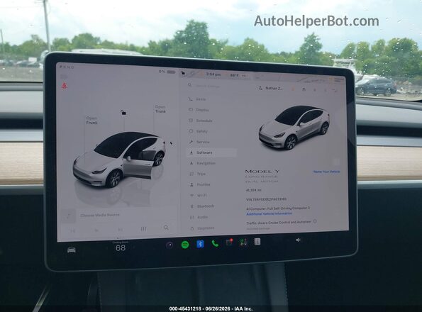 7SAYGDEE2PA073165 2023 TESLA MODEL Y Белый 