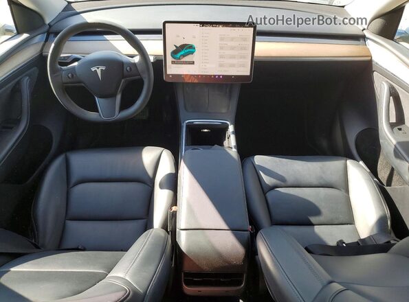 7SAYGDEE2PA078818 2023 TESLA MODEL White Vista del salpicadero