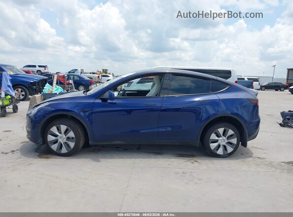 7SAYGDEE2PA118296 2023 TESLA MODEL Y Синий Вид задней части салона