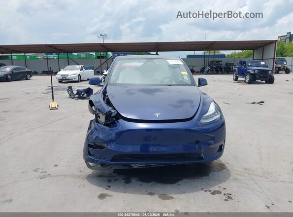 7SAYGDEE2PA118296 2023 TESLA MODEL Y Синий Вид панели приборов