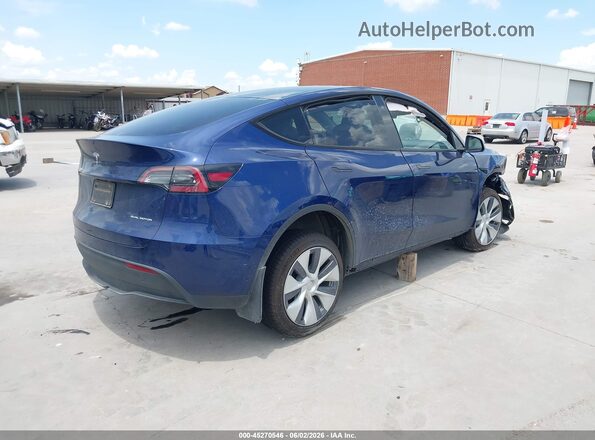 7SAYGDEE2PA118296 2023 TESLA MODEL Y Синий Задняя правая четверть