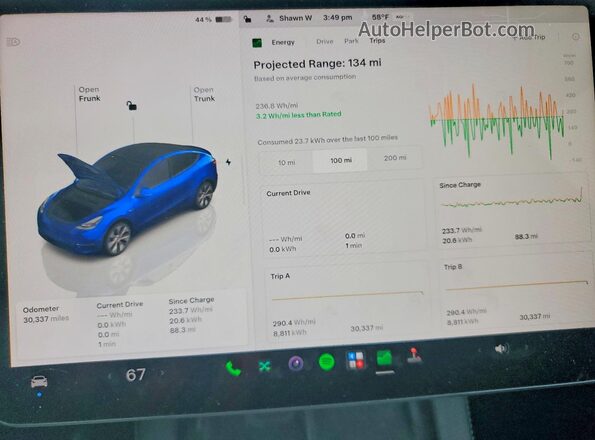 7SAYGDEE2PA178983 2023 TESLA MODEL Синий 