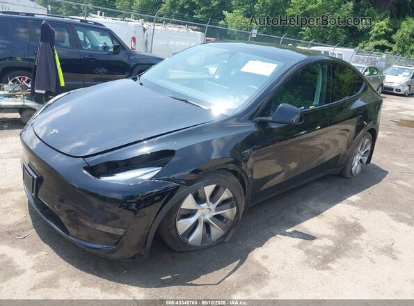 7SAYGDEE2PA212467 2023 TESLA MODEL Y Черный Передняя левая четверть
