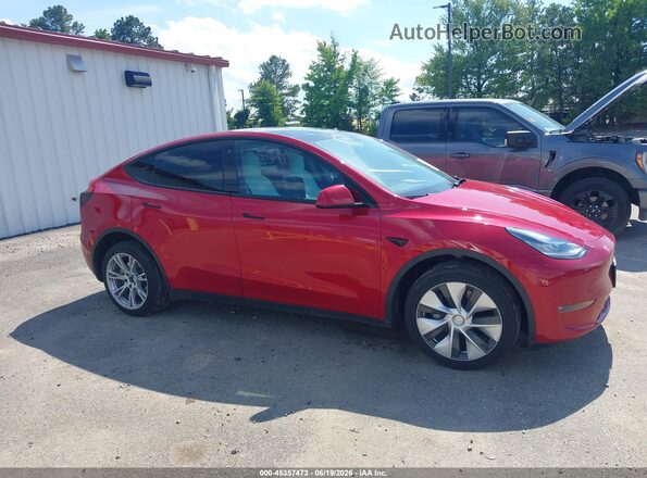 7SAYGDEE2PF617280 2023 TESLA MODEL Y Red სალონის 360-გრადუსიანი ხედი