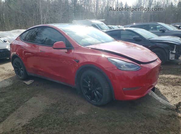 7SAYGDEE2PF761685 2023 TESLA MODEL Red Front right