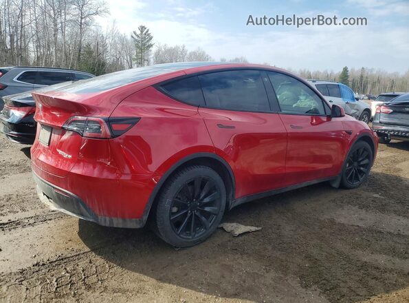 7SAYGDEE2PF761685 2023 TESLA MODEL Red Rear right