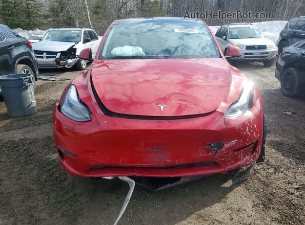 7SAYGDEE2PF761685 2023 TESLA MODEL Red Front view